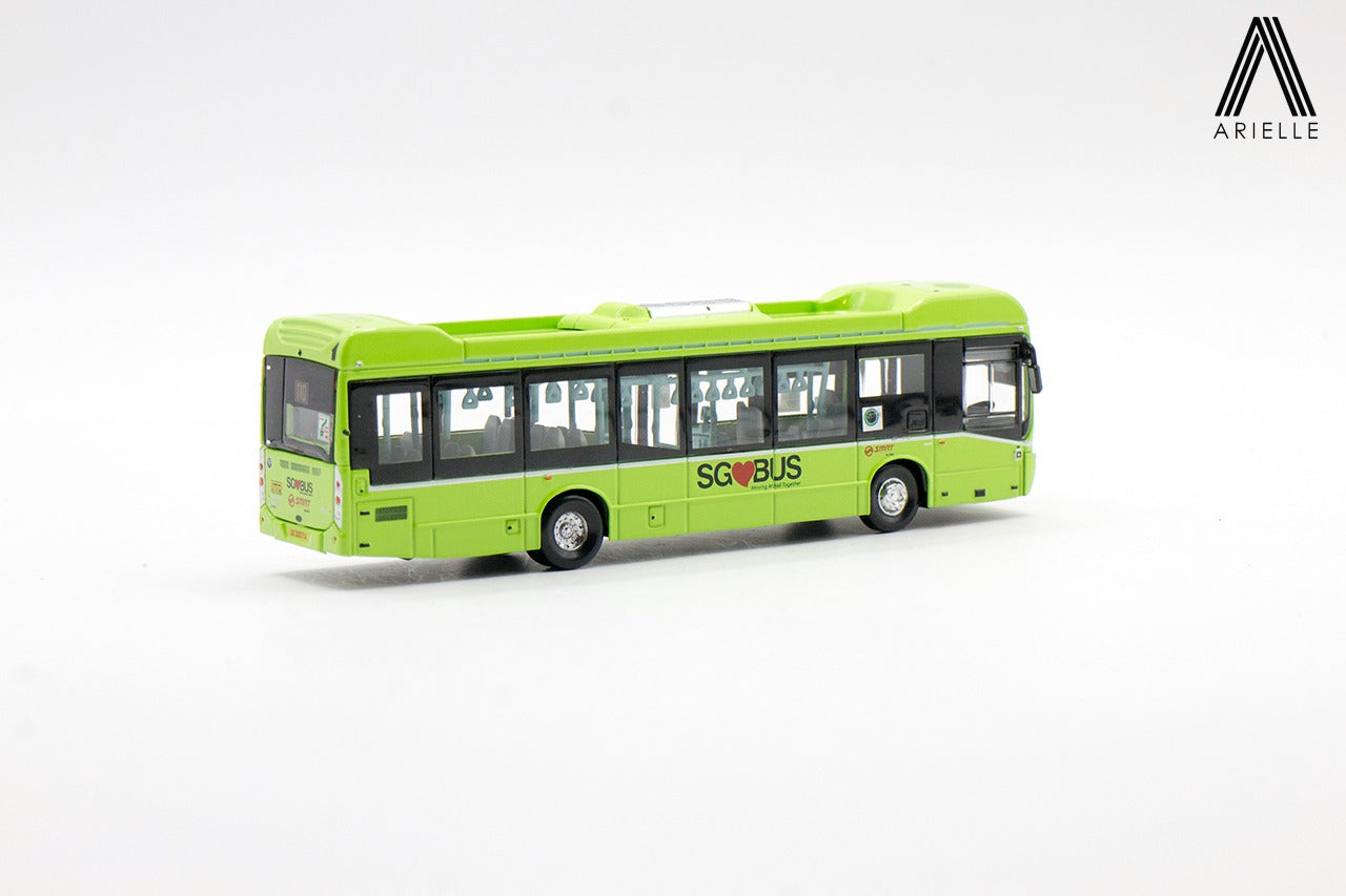 Singapore Bus - Volvo B5LH - Lush Green SMRT Buses Svc. 110