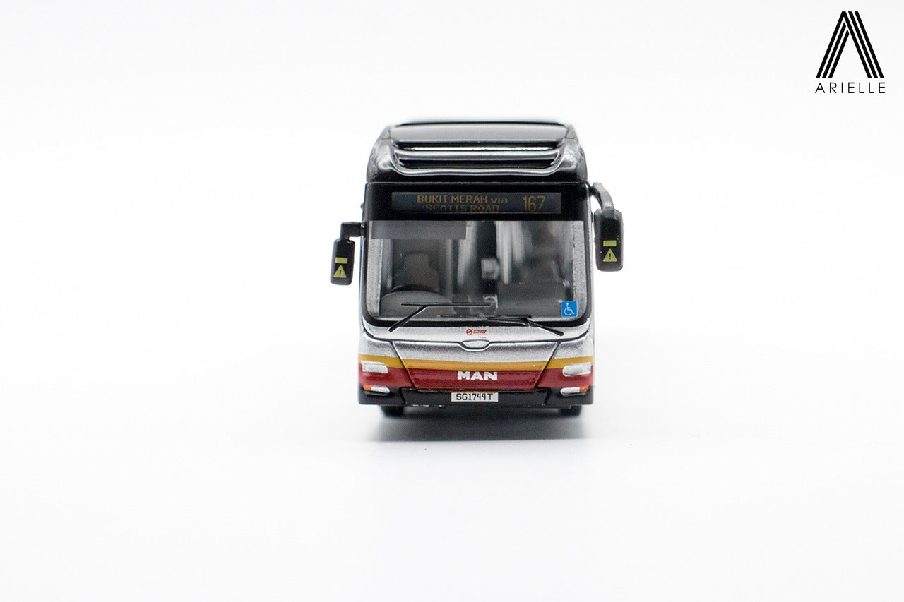 Singapore Bus - MAN A22 (Euro V) - SMRT Buses 'Pixelated Livery' Svc. 167