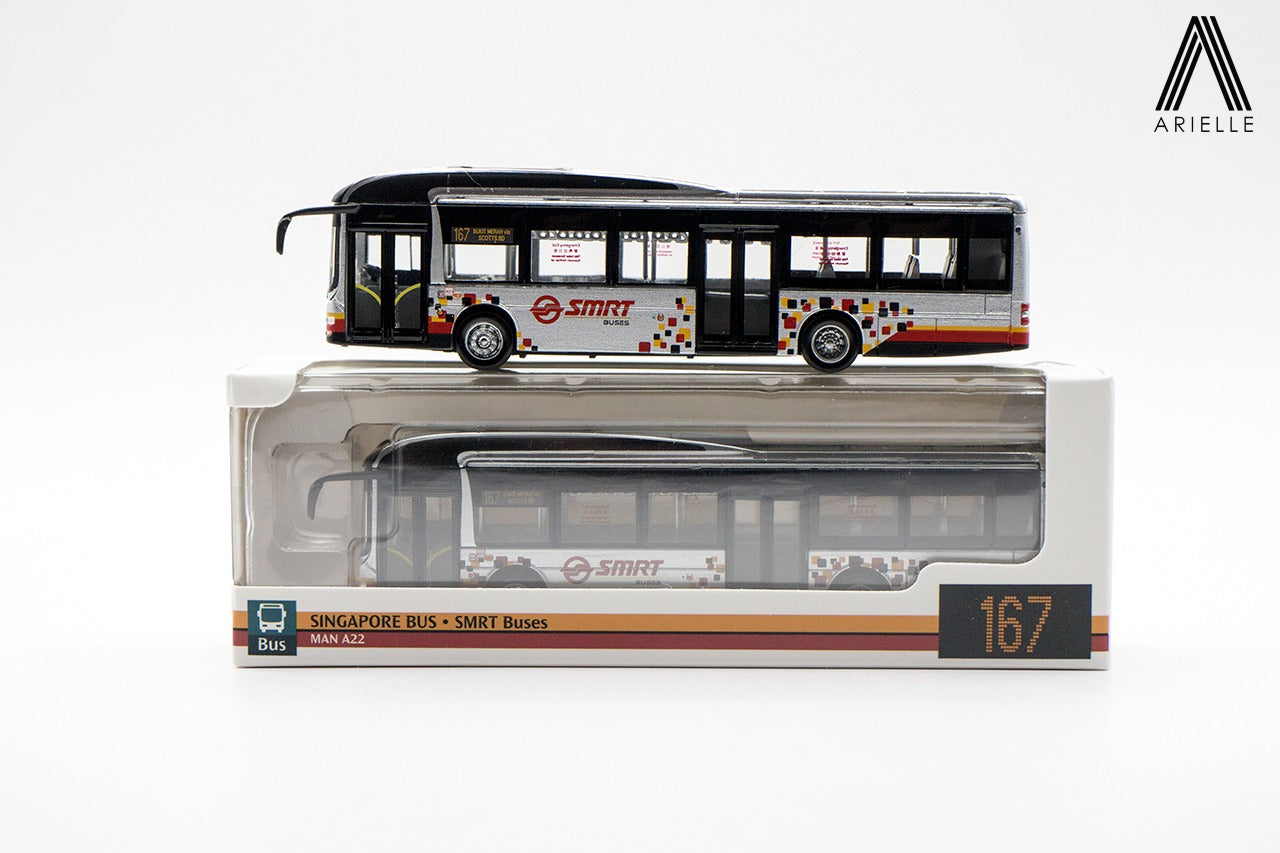 Singapore Bus - MAN A22 (Euro V) - SMRT Buses 'Pixelated Livery' Svc. 167
