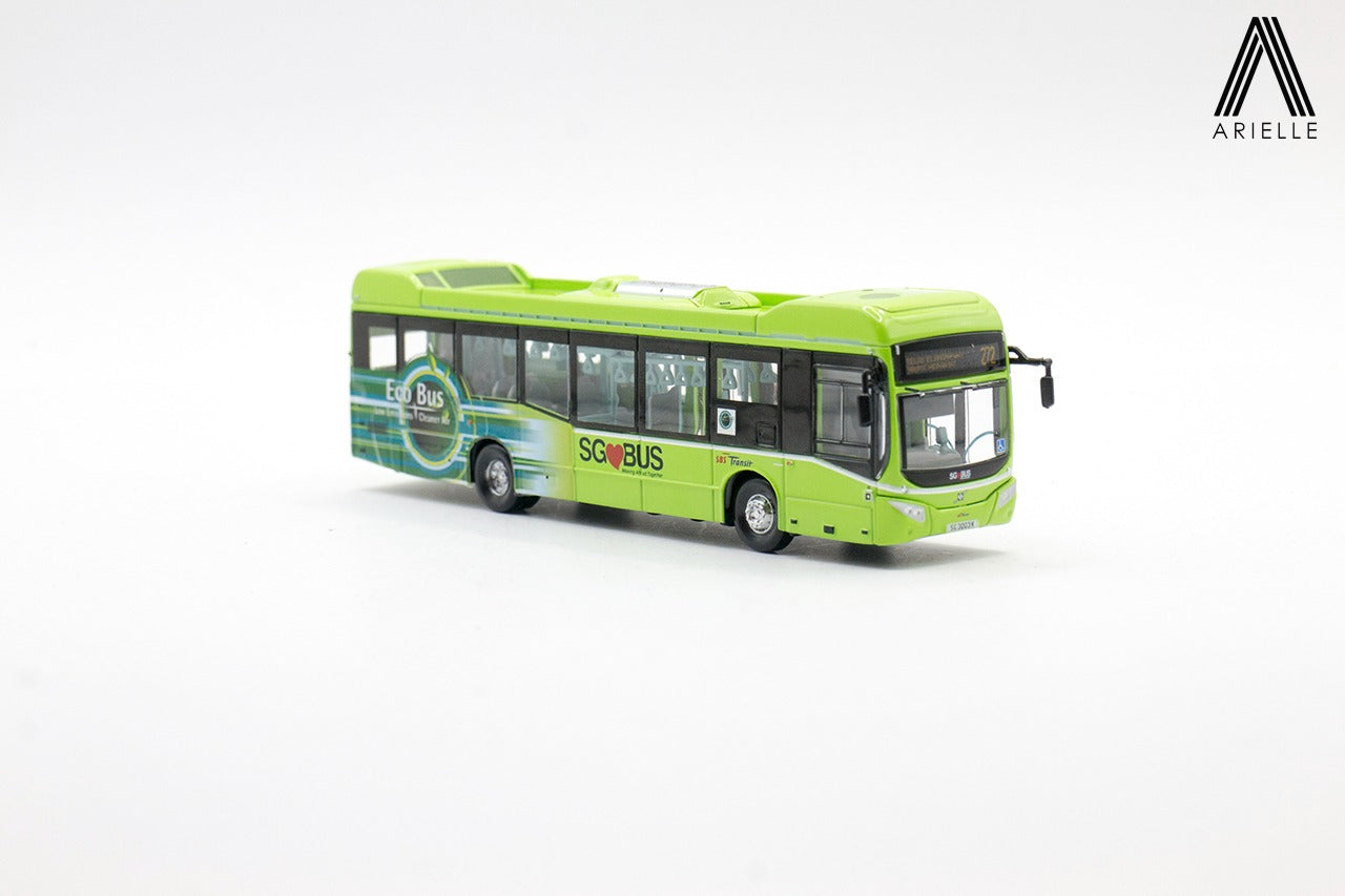 Singapore Bus - Volvo B5LH - Lush Green Eco-Bus SBST Svc. 272