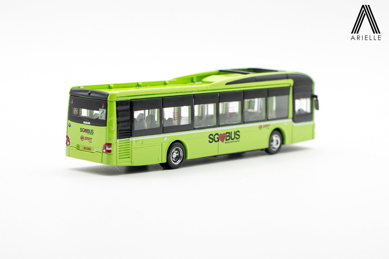 Singapore Bus - MAN A22 (Euro V) - SGBus Lush Green Svc. 858