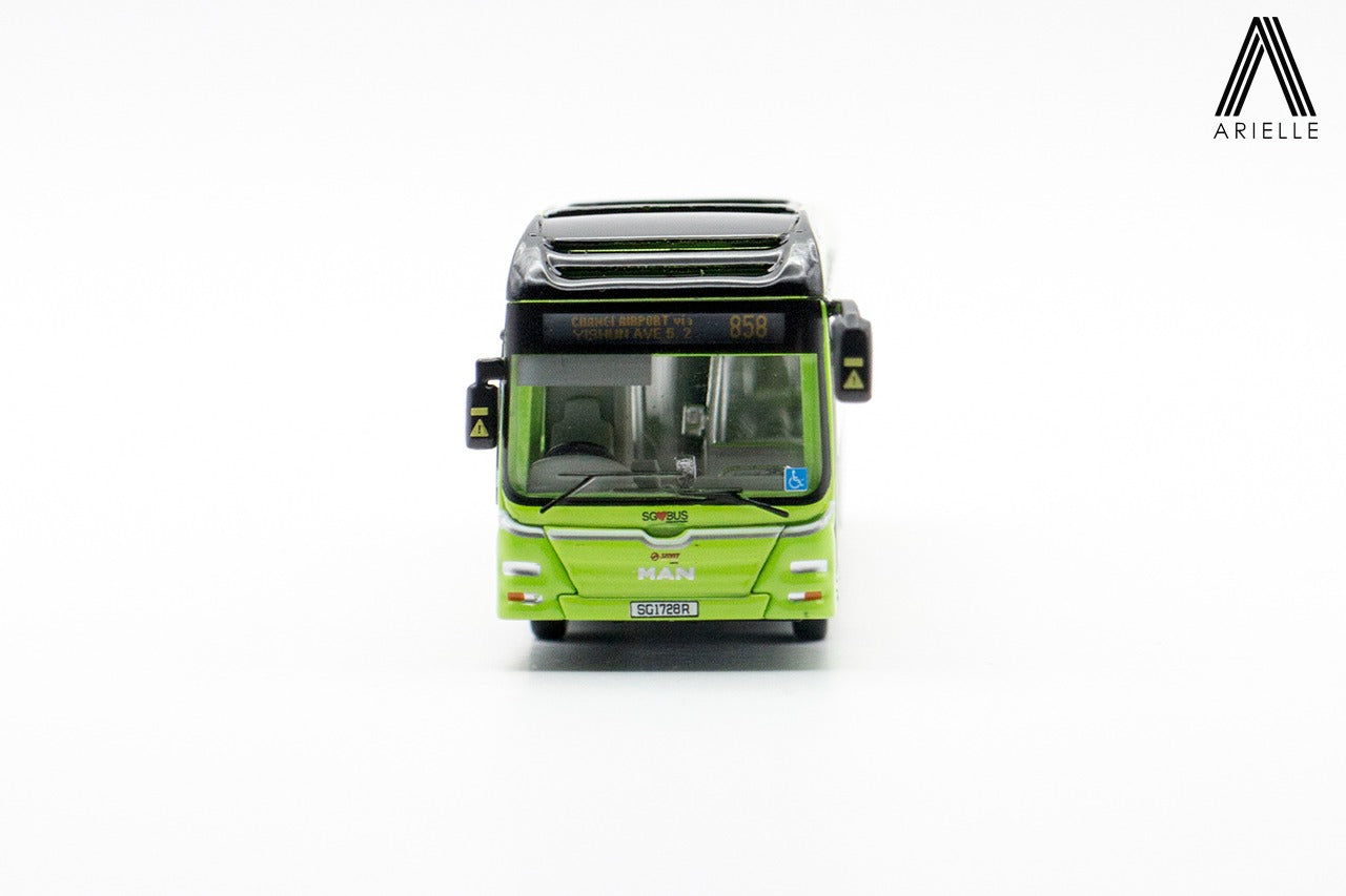 Singapore Bus - MAN A22 (Euro V) - SGBus Lush Green Svc. 858