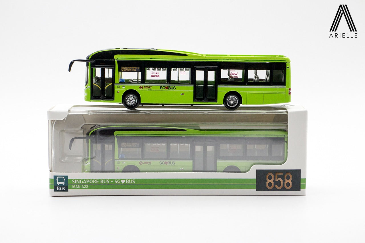 Singapore Bus - MAN A22 (Euro V) - SGBus Lush Green Svc. 858