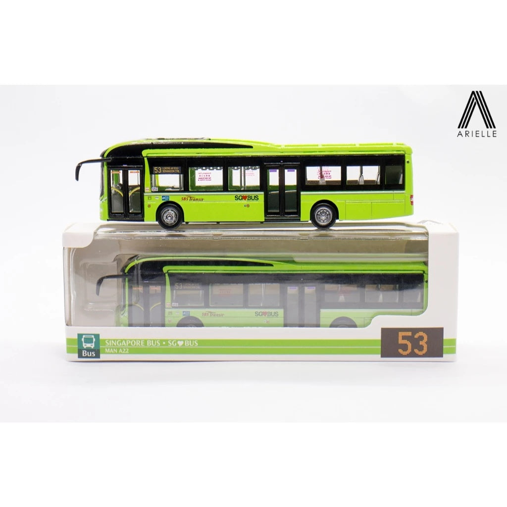 Singapore Bus - MAN A22 (Euro V) - SMRT & SGBus Set of 3
