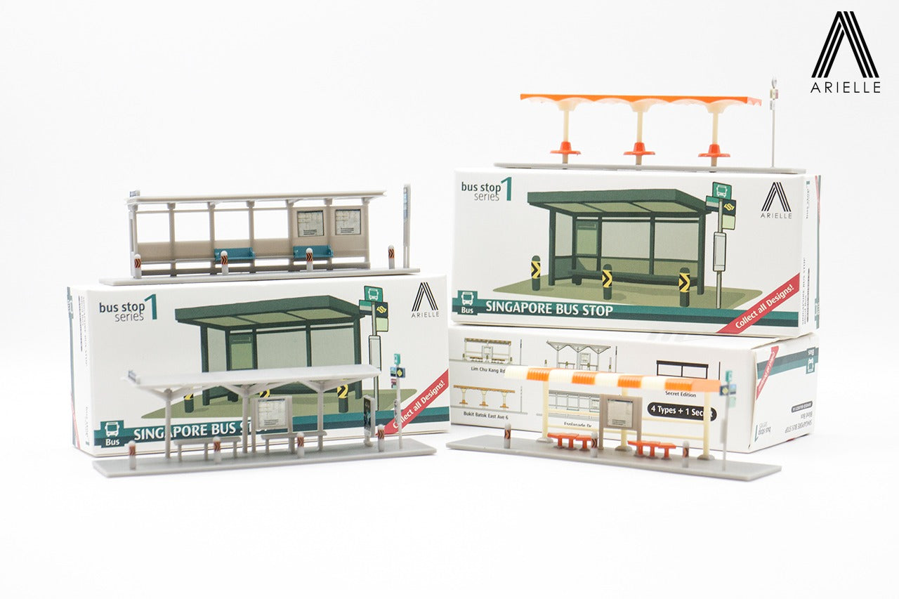 Singapore Bus Stop Blind Box (Series 1) - Set of 4