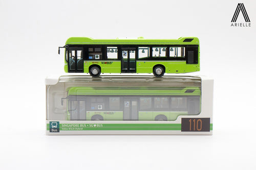 Singapore Bus - Volvo B5LH - Lush Green SMRT Buses Svc. 110