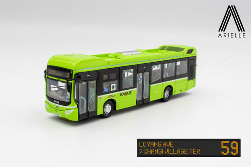 Singapore Bus - Volvo B5LH - Lush Green SBS Transit Buses Svc. 59