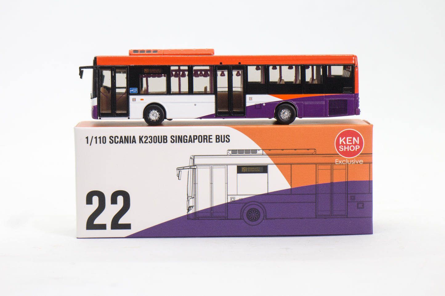 Bus Scania K230UB - Svc.151