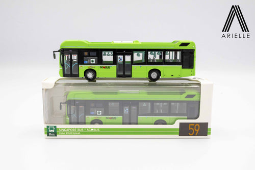 Singapore Bus - Volvo B5LH - Lush Green SBS Transit Buses Svc. 59