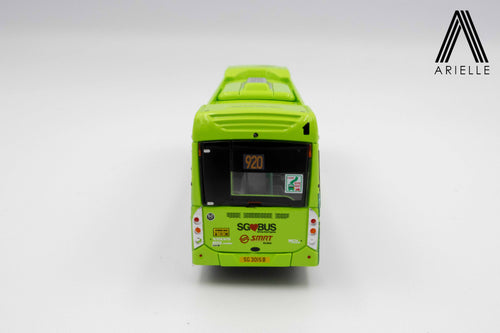 Singapore Bus - Volvo B5LH - Lush Green Eco-Bus SMRT Svc. 920