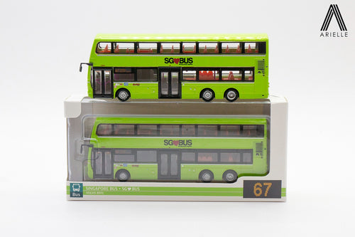 Singapore Bus - Volvo B9TL Lush Green - SMRT Buses Svc. 67