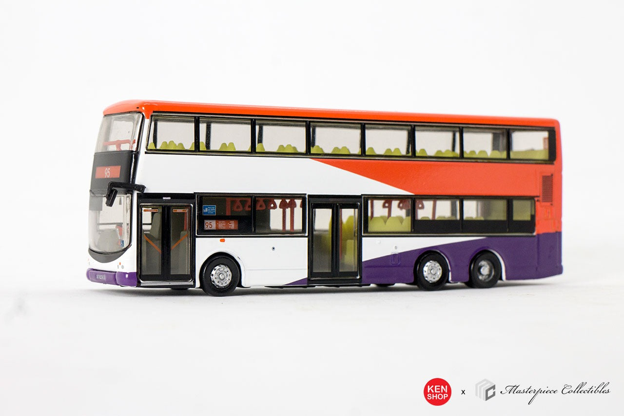 Double Decker Bus, Purple - Svc.95