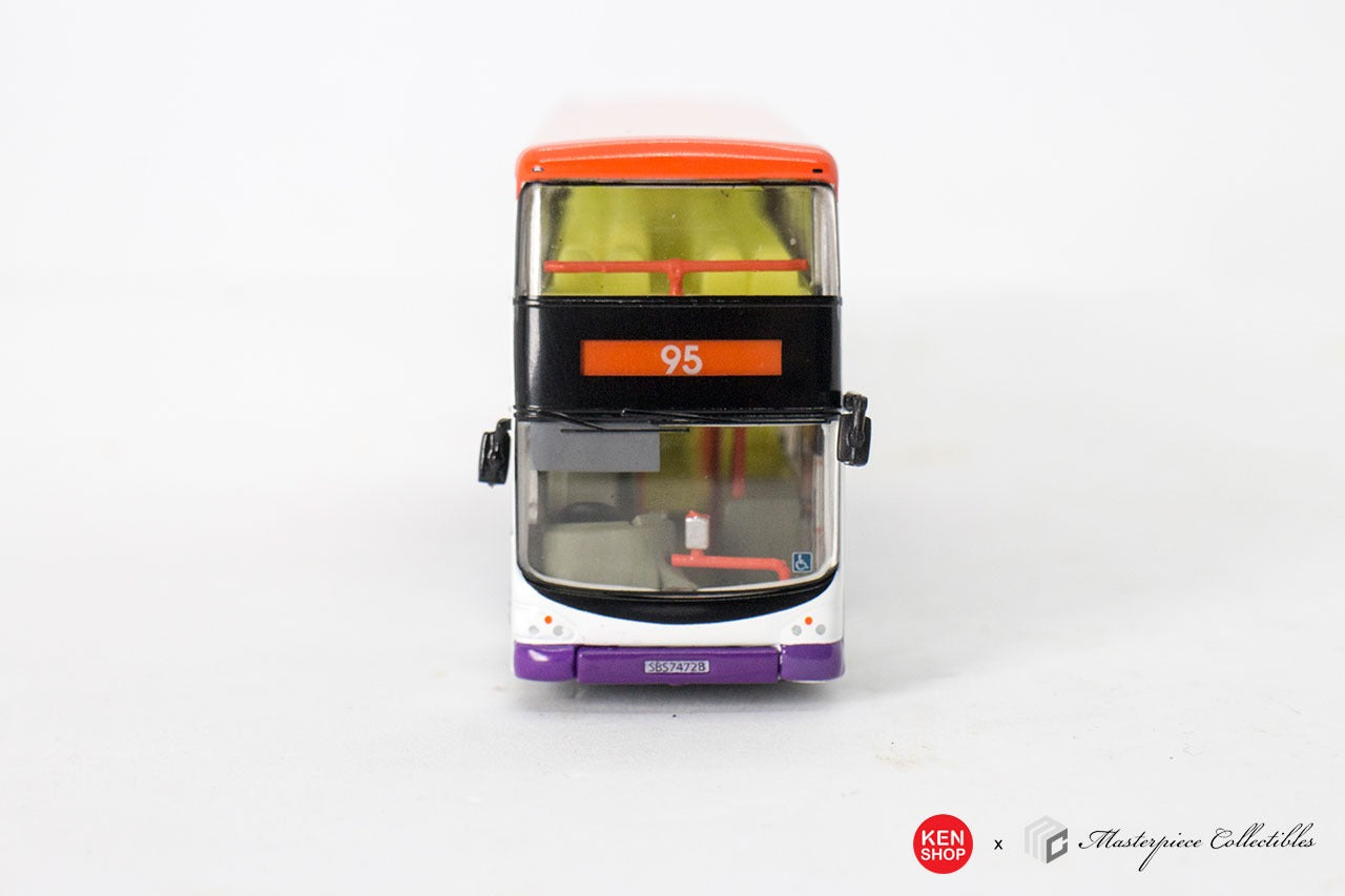 Double Decker Bus, Purple - Svc.95