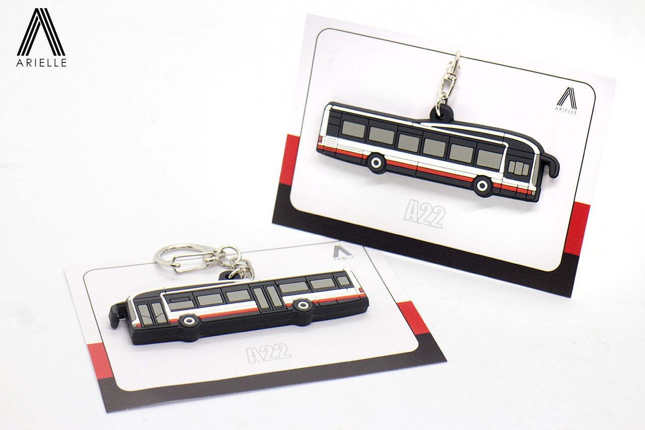 Singapore Bus Keychain - A22