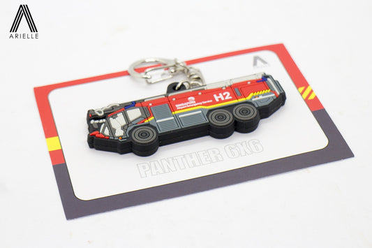 Singapore Airport Aircraft Rescue and Fire Fighting Airport Crash Tender Keychain