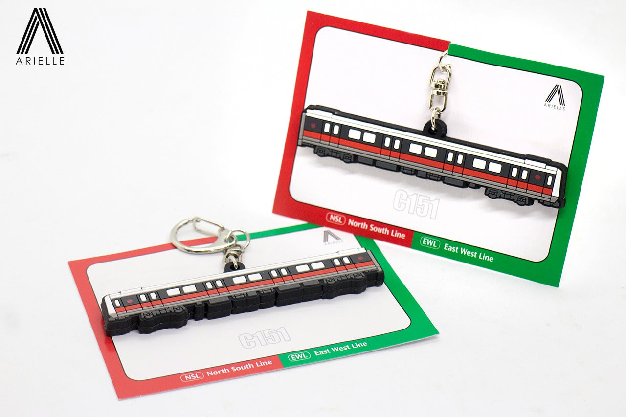 Singapore MRT Keychain C151 (2006) - North South / East West Line