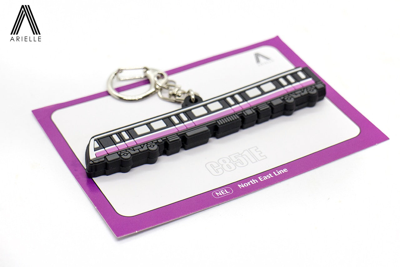 Singapore MRT Keychain C851E (2023) - North East Line