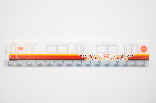 Acrylic Ruler - Singapore MRT C151B