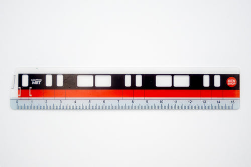 Acrylic Ruler - Singapore MRT C151 Refurbished Livery