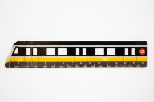 Acrylic Ruler - Singapore MRT C851E CCL