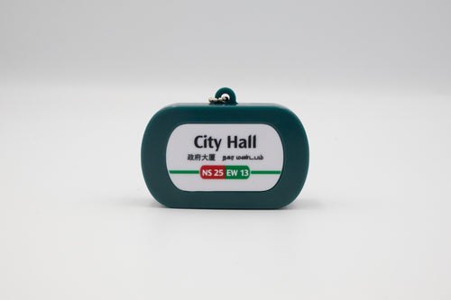 Singapore MRT Station Sound Keychain - City Hall EW13