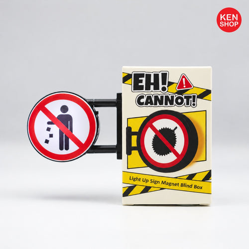 [KenShop] EH! Cannot! Light Up Sign Magnet Blind Box | 5 Designs + 1 Mystery Design