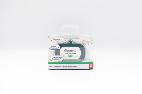 Singapore MRT Station Sound Keychain - Clementi EW23