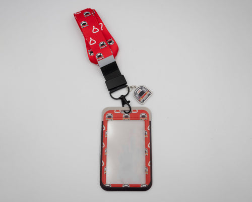 Lanyard - Singapore MRT Red