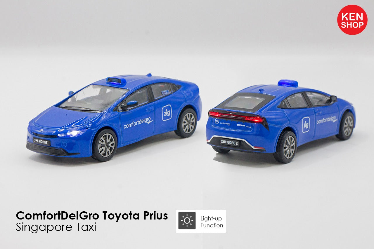 Singapore Taxi - ComfortDelGro - Toyota Prius Blue