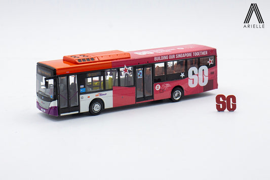 Singapore Bus - Scania K230UB - SBST Moove Media SG60 National Day Campaign