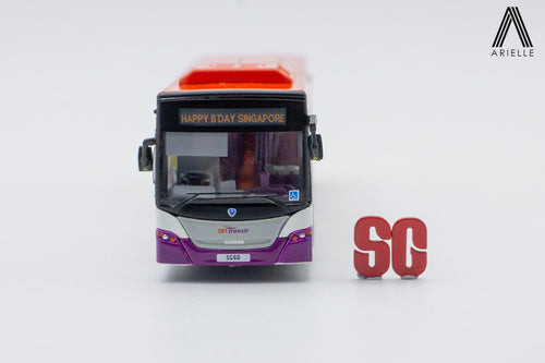 Singapore Bus - Scania K230UB - SBST Moove Media SG60 National Day Campaign