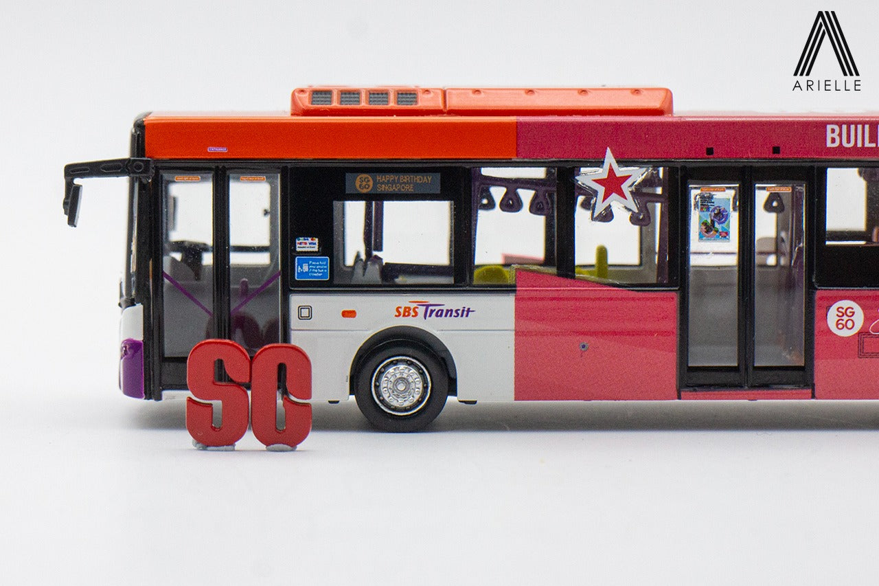 Singapore Bus - Scania K230UB - SBST Moove Media SG60 National Day