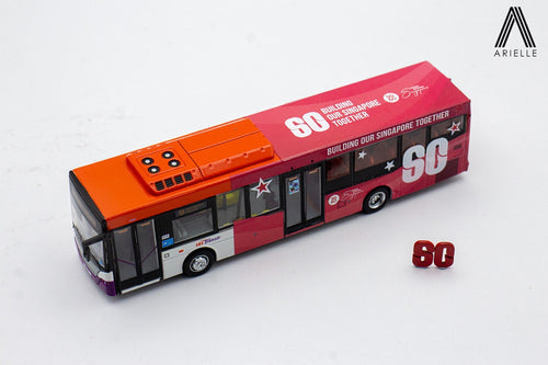 Singapore Bus - Scania K230UB - SBST Moove Media SG60 National Day Campaign