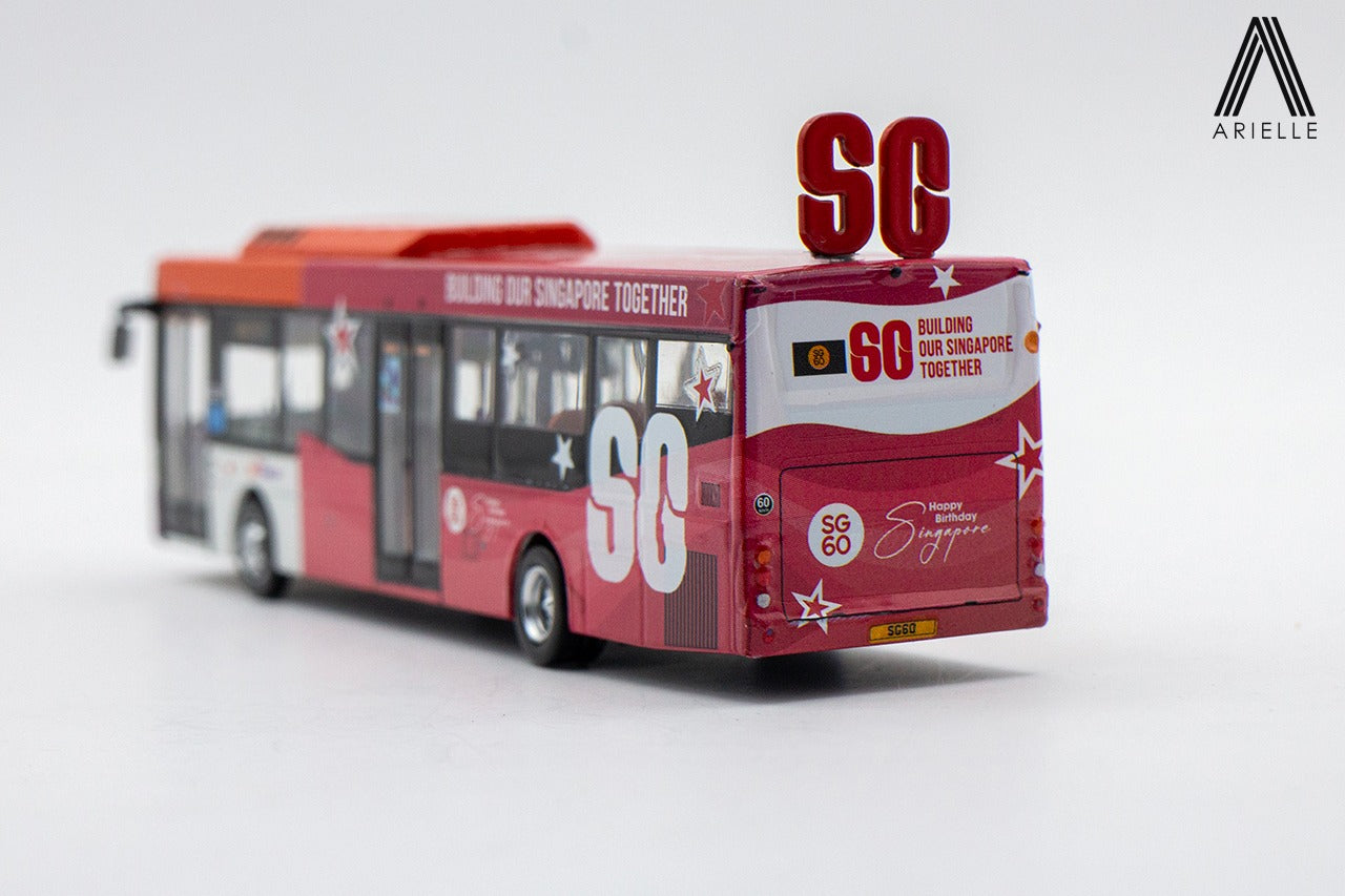 Singapore Bus - Scania K230UB - SBST Moove Media SG60 National Day Campaign