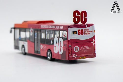 Singapore Bus - Scania K230UB - SBST Moove Media SG60 National Day Campaign